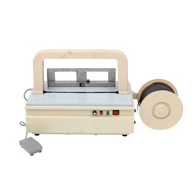 Máy đeo dây bọc bàn điện mini Máy đeo băng trên bàn đĩa nhựa bán tự động