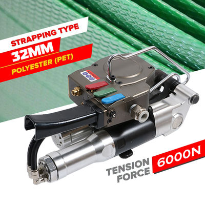 Air Pneumatic Plastic Strapping Tool 32MM Công cụ đóng gói Chế độ tải trọng