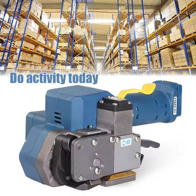 3000N Palet Packaging Công cụ dây đeo nhựa chạy bằng pin Bộ đeo dây đai palet tự động