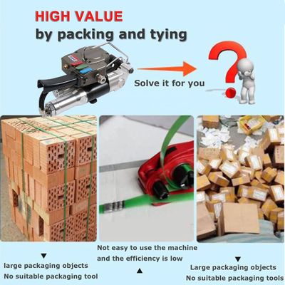 Nâng cấp quy trình đóng gói của bạn với công cụ dây đai nhựa khí nén của chúng tôi cho công nghiệp